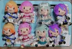 プロセカ　ワンダショ ふわぷち ミニぬいぐるみ BNW版（進級後） 2組セット