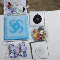 刀剣乱舞ONLINE／巴形薙刀&静形薙刀／タオル&アクキー&ラバスト&コースター