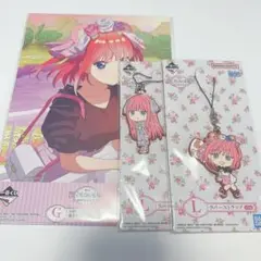 五等分の花嫁 中野二乃 イラストボード ラバーストラップ