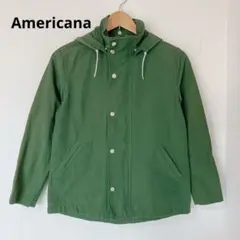 アメリカーナ マウンテンパーカー グリーン S 撥水加工のサムネイル