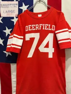 60s★USA製★CHAMPION★フットボールT★プロダクツタグ★チャンピオン