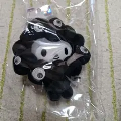 サンリオEXPOミャクミャクなりきりぬいぐるみ カラビナBC 黒　マイメロディ