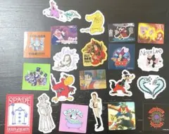 ディズニーヴィランズ　一番くじ　G賞　ステッカーまとめ売り　２１枚　シール