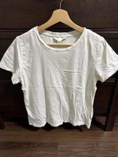 H&M ホワイト 半袖Tシャツ