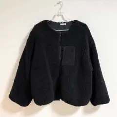 ボアブルゾン