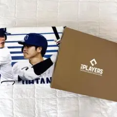 【非売品】　MLB PLAYERS 大谷翔平 山本由伸等 バスタオル 読売新聞のサムネイル