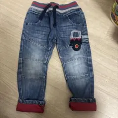 next キッズ デニムパンツ 裾ロールアップ