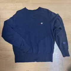 Champion ネイビー クルーネック トレーナー M