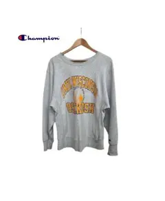 ★80s USA製 Champion リバースウィーブ カレッジロゴ スウェット