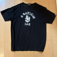 A BATHING APE ブラック Tシャツ Xtra Small