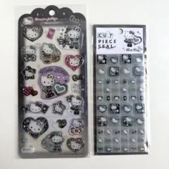 【新品】ハローキティ ドロップジェリーシール キティ タイルシール ヒョウ柄