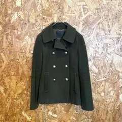 UNTITLED アンタイトル ピーコート ウール100% ブラック レディース