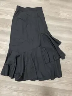 【PAGE BOY】ブラック アシメフレアスカート