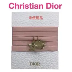 ★Christian Dior★ピンク★リボン チャーム★ノベルティ★ブレスにも