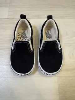 Vans キッズ スリッポン ブラック　16cm