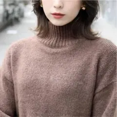 ZARA タートルネック ウール ニット トップス