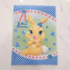 ミスバニー ディズニーストア 見開きクリアファイル ホルダー A4 2ポケット