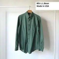 【美品・USA製】80s L.L.Bean BDシャツ コットン チェック