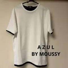 ワンコインスタート♪AZUL BY MOUSSY Tシャツ ホワイト L