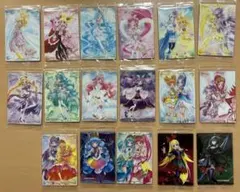 プリキュア　ウエハース　17枚セット　SRあり