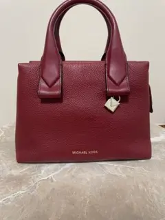 MICHAEL KORS バーガンディ トートバッグ