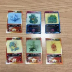 ポケモンカードセット 初期キャラクター 6枚