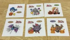 ポケモンパン　デコキャラシール　ウェルカモ、ジュペッタ、アチゲータ、ズバット　他