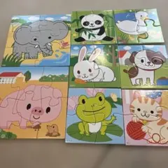 Step1公文　ジグソーパズル　1.5歳以上　動物パズル　箱無し