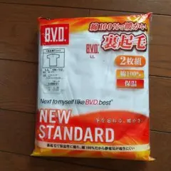 B.V.D. NEW STANDARD LLサイズ 2枚組 Vネック