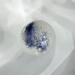 天然石 デュモルチェライト インクォーツ 155e 粒売り １粒 8.3mm