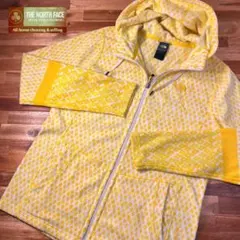 【K69】ザ ノースフェイス フリースパーカー フルジップ イエロー L