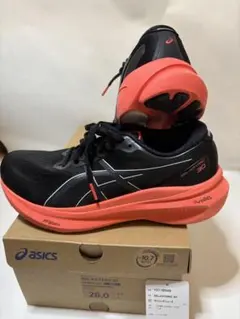 asics Gel-Kayano 30 26.0cm ブラック/オレンジ値下げ】