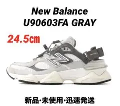 【新品】New Balance U90603FA GRAY 24.5㎝ 限定