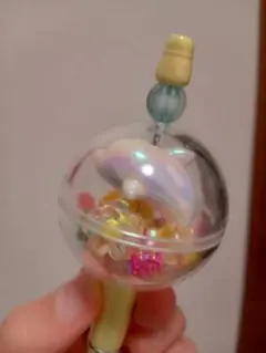 カラフルビーズイルカボールペン