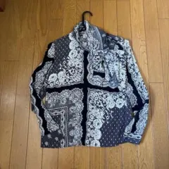 RED VALENTINO ボウタイ 長袖ブラウス 総柄のサムネイル