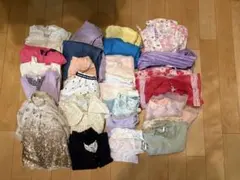 キッズ服まとめ売り　100cm110cm 長袖　半袖32点