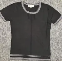 【MK MICHEL KLEIN】ブラック　半袖シャツ　38