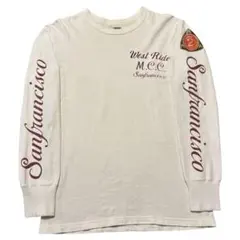 West Ride ウエストライド ロンT バックプリント アイボリー