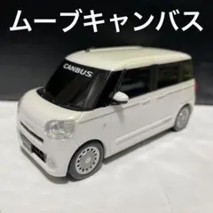 ダイハツ　ムーブ　キャンバス　ホワイト　白　ミニカー　プルバックカーのサムネイル