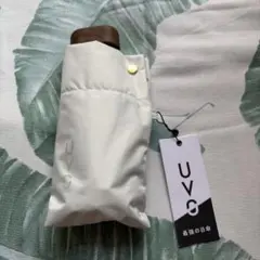 UV0 折りたたみ傘 ストライプ ホワイトのサムネイル