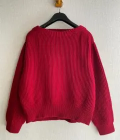 ★送料込み★アーバンリサーチドアーズ　モンゴリアンウール畦ニットプルオーバー♪