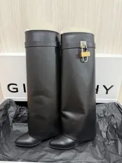 givenchy シャークロック　レザーロングブーツのサムネイル