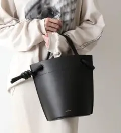 ORSETTO/オルセット CORDAバケツBag ブラック - メルカリ