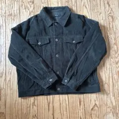 黒コーデュロイジャケット