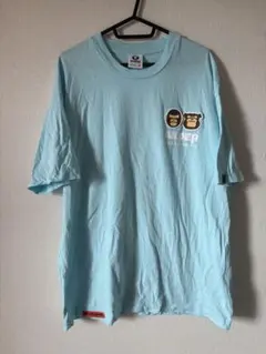AAPER 水色　Tシャツ　サイズL エイプ　ベイプスタ 半袖