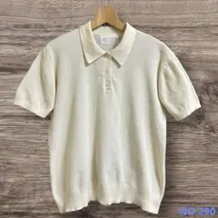Chaco closet チャコクローゼット クリーム色 半袖ポロニット