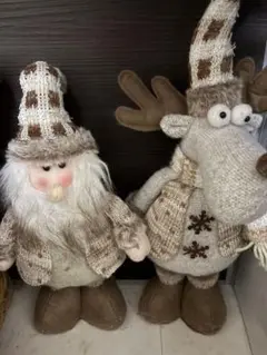 クリスマスオーナメント クリスマス飾り ぬいぐるみ クリスマス置物サンタトナカイ