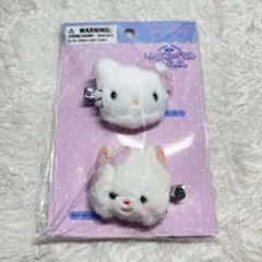 ハローキティ　吉徳　レトロぬいぐるみコレクション　ヘアクリップ　2個入　激レア