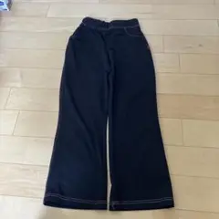 TO COLOR ストレッチジャージパンツ 黒