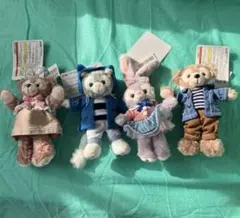 ダッフィー　かくれんぼ　ぬいば　バッヂ　ジェラトーニ　シェリーメイ　ステラルー